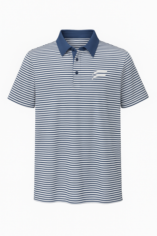 Flagstick Fairway Stripe Performance Polo