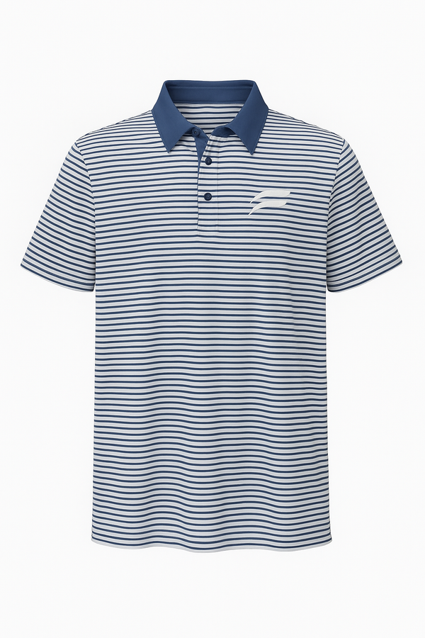 Flagstick Fairway Stripe Performance Polo
