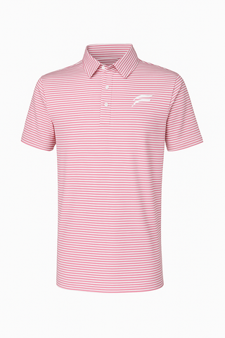 Flagstick Sunday Stripe Performance Polo