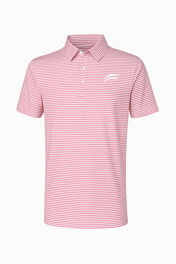 Flagstick Sunday Stripe Performance Polo