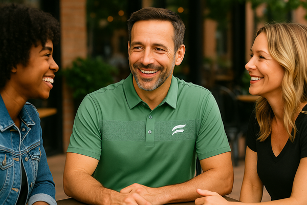 Sage Green Performance Polo