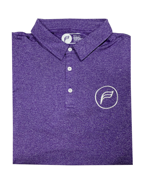 Royal Purple Heather Polo
